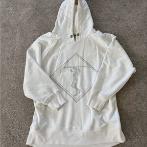 White Hooded  Sweater